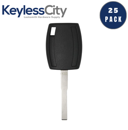 25 X 2011-2020 Ford / H94-PT / Side Mill Transponder Keys / Chip 4D63 80 Bit / 164-R8062 (AFTERMARKET) (BUNDLE OF 25)