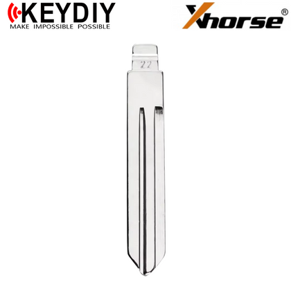 KEYDIY - DA34 / NSN14 - Flip Key Blade - #22 - For Xhorse / Keydiy Universal Remote Flip Keys