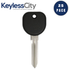 25 X 1998-2008 GM - B99 PK3 Transponder Key (ID 13 Chip) (AFTERMARKET) (BUNDLE OF 25)