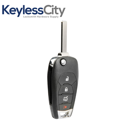 10 X 2016-2019 Chevrolet Cruze Sonic / 4-Button Flip Key / PN: 13588756 / LXP-T003 / 315 MHz / XL7 (AFTERMARKET) (BUNDLE OF 10)