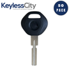50 X 1995-2003 BMW (4-Track) EWS - HU58W/S7BW Transponder Key (PCF7935 44 Chip) (AFTERMARKET) (BUNDLE OF 50)