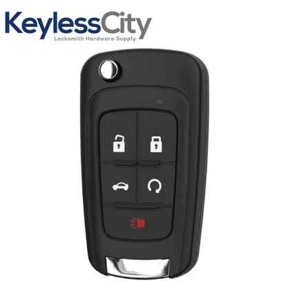 2010-2020 GM / 5-Button Flip Key / OHT01060512 (AFTERMARKET)