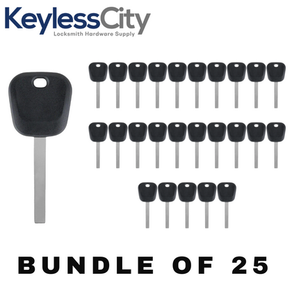 25 X 2008-2020 GM - B120 / B121 Transponder Key (46 Circle + Chip) (AFTERMARKET) (BUNDLE OF 25)