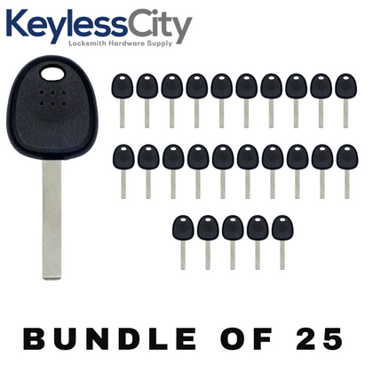 25 X 2019 - 2024 Hyundai Kia Transponder Key - 4A Chip - KK12 (BUNDLE OF 25)