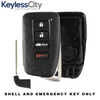 3 X 2013-2020 Lexus / 4-Button Remote Smart Key SHELL / HYQ14FBA HYQ14FBB (AFTERMARKET) (Bundle of 3)