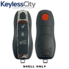 3 X 2010-2012 Porsche Cayenne Panamera / 3 Buttons Smart Key Shell (AFTERMARKET) (Bundle of 3)