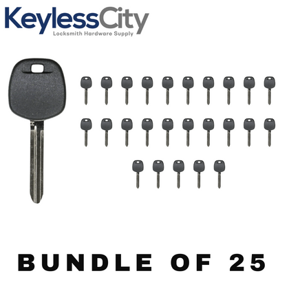 25 X 2017-2020 Subaru B110 Transponder Key / H Chip (AFTERMARKET) (BUNDLE OF 25)
