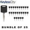 25 X 1999 - 2006 Nissan Infiniti Transponder Key - 4D60 Chip - NI01T / NI02T (AFTERMARKET) (BUNDLE OF 25)