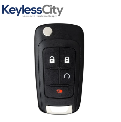 2010-2019 GM / 4-Button Flip Key / PN: 20873622 / OHT01060512 (AFTERMARKET)