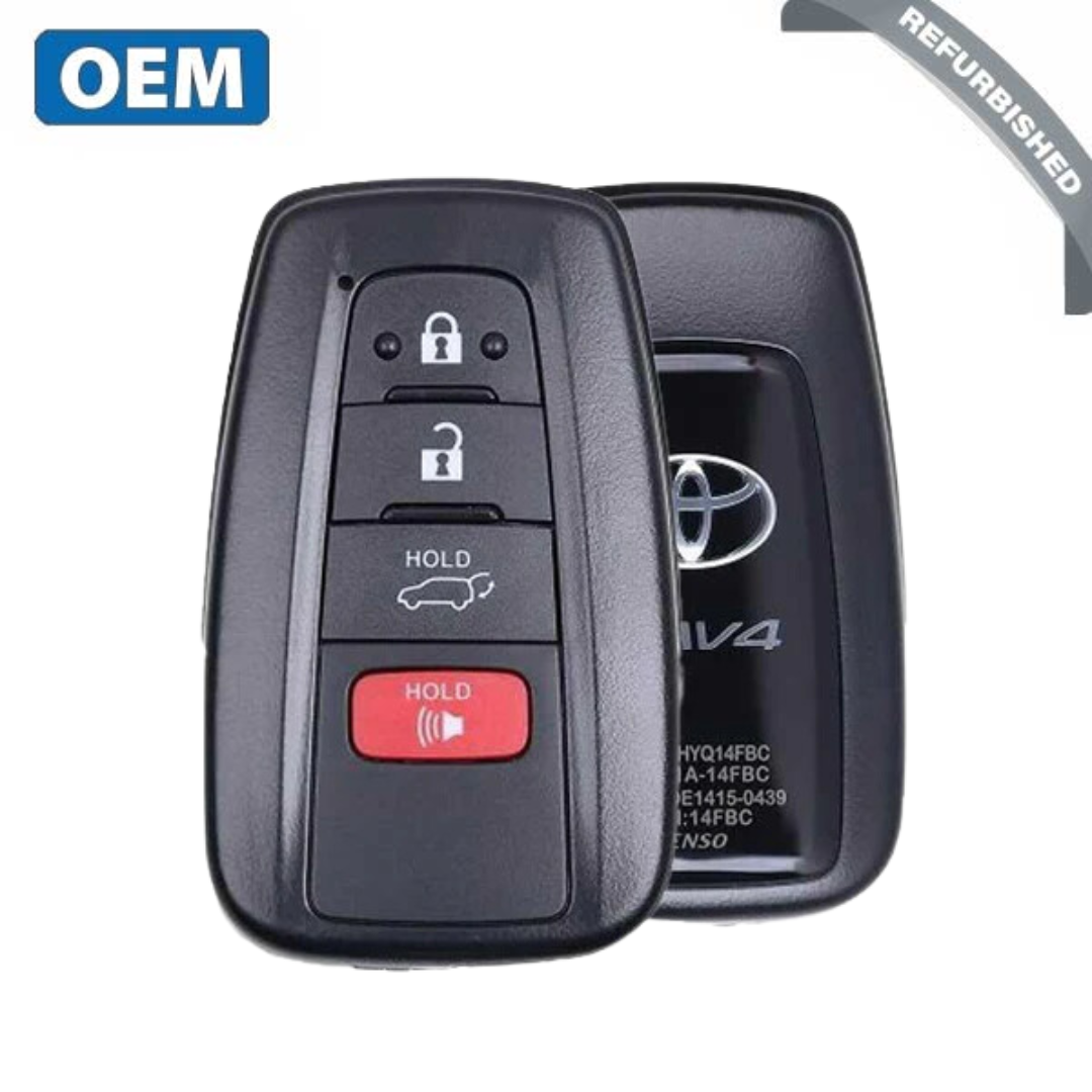 2019-2023 Toyota Rav4 / 4 Buttons Smart Key / 312.11/314.35MHz / 8990H ...