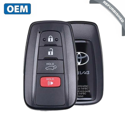 2019-2023 Toyota Rav4 / 4 Buttons Smart Key / 312.11/314.35MHz / 8990H-0R030 / HYQ14FBC (OEM Refurbished)