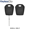 25 X 2013-2019 Ford Lincoln HU101 Side-Mill Transponder Key SHELL (No Chip) For 128-Bit (AFTERMARKET)(Bundle of 25)