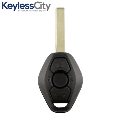 1999-2009 BMW / 2-Track EWS Remote Head Key / LX8FZV (Chip PCF795 44) (AFTERMARKET)