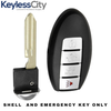 3 X 2007-2015 Infiniti / 4-Button Smart Key SHELL / KR55WK48903 KR55WK49622 (AFTERMARKET)(Bundle of 3)