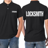 Basic Shirt - 220GSM 100% Cotton Black polo shirt - Medium