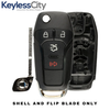 3 X 2013-2016 Ford Fusion Flip Key SHELL For N5F-A08TAA (AFTERMARKET) (Bundle of 3)