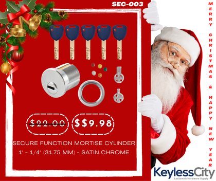 Secure Function Mortise Cylinder - 1