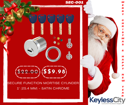 Secure Function Mortise Cylinder - 1