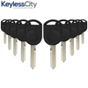 10 X 2000-2017 Ford - H92 / H84 / Transponder Key (4D63 80 Bit Chip) (AFTERMARKET) (BUNDLE OF 10)