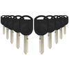 10 X 2000-2017 Ford - H92 / H84 / Transponder Key (4D63 80 Bit Chip) (AFTERMARKET) (BUNDLE OF 10)