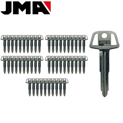 50 X Mitsubishi MIT3 / X224 Metal Key Blank (JMA MIT-14D) (BUNDLE OF 50)