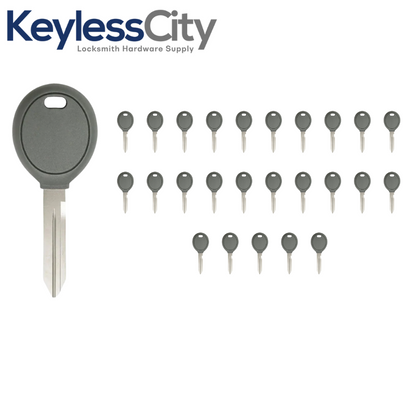 25 X 2001-2005 Dodge / Chrysler / Jeep / Y165 Transponder Key (Chip 4D61) (AFTERMARKET) (BUNDLE OF 25)