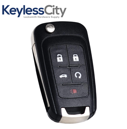 2010-2020 GM / 5-Button Flip Key / OHT01060512 (AFTERMARKET)