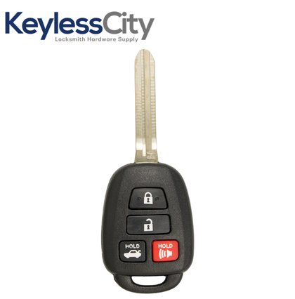 2014-2019 Toyota / 4-Button Remote Head Key / PN: 89070-02880 / HYQ12BEL (AFTERMARKET)