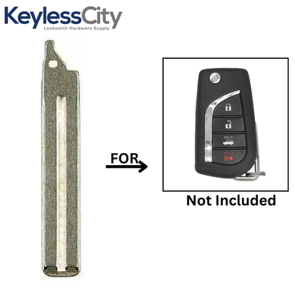 2013-2021 Toyota Scion / Remote Flip Key Blade / PN: 89070-06790 (AFTERMARKET)