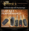 15 pcs Most Popular Flip Keys Variety Pack – Locksmith Starter (BUNDLE OF 15)
