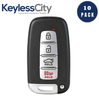 10 X 2009-2015 Hyundai Kia / 4-Button Smart Key / PN: 95440-3N250 / SY5HMFNA04 (AFTERMARKET) (BUNDLE OF 10)