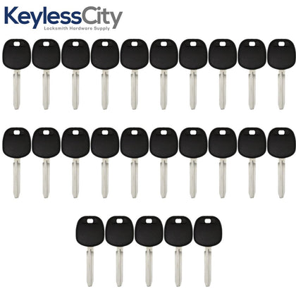 25 X 2003-2013 Toyota / Scion - TOY44D Transponder Key - (D Chip) (AFTERMARKET) (BUNDLE OF 25)