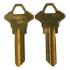 SC1 - Brass Finish Schlage Key Blank - Test Key Blade (AFTERMARKET)