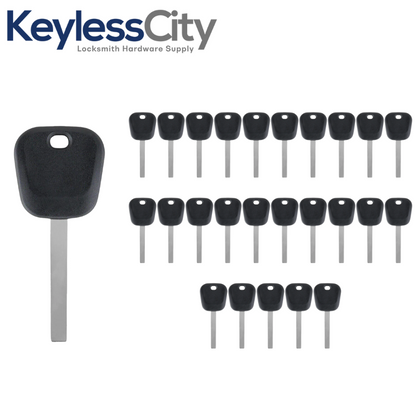 25 X 2008-2020 GM - B120 / B121 Transponder Key (46 Circle + Chip) (AFTERMARKET) (BUNDLE OF 25)
