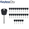 25 X 2008-2020 GM - B120 / B121 Transponder Key (46 Circle + Chip) (AFTERMARKET) (BUNDLE OF 25)