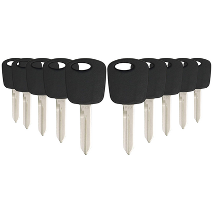 10 X Ford Lincoln Mercury Mazda H72 Transponder Key (4C) (AFTERMARKET) (BUNDLE OF 10)