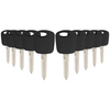 10 X Ford Lincoln Mercury Mazda H72 Transponder Key (4C) (AFTERMARKET) (BUNDLE OF 10)