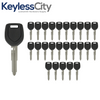 25 X Mitsubishi MIT17 - Transponder Key - 46 MITS Chip (AFTERMARKET) (BUNDLE OF 25)