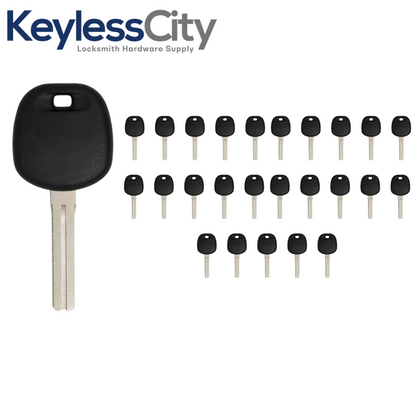 25 X 1997-2005 Lexus - TOY48 Transponder Key - Short Blade - (4C Chip) (AFTERMARKET) (BUNDLE OF 25)