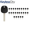 25 X 1997-2005 Lexus - TOY48 Transponder Key - Short Blade - (4C Chip) (AFTERMARKET) (BUNDLE OF 25)