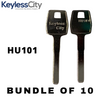 10 X HU101 - Ford Key Blank - Test Key Blade (AFTERMARKET) (BUNDLE OF 10)
