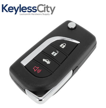 2014-2017 Toyota Camry Corolla / 4-Button Flip Key / HYQ12BDM / H Chip (AFTERMARKET)