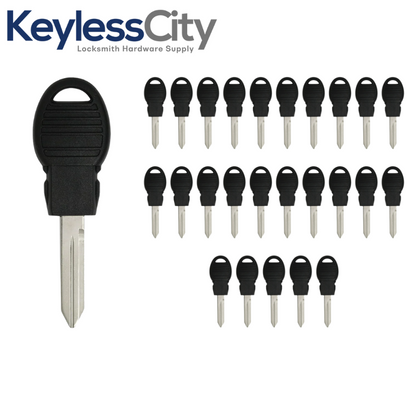 25 X Y170 Chrysler / Dodge / Jeep Transponder Key (AFTERMARKET) (BUNDLE OF 25)