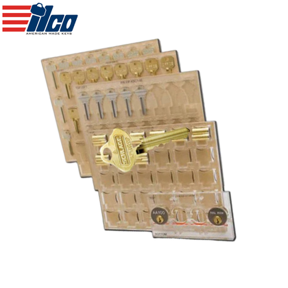 Ilco - EIP-KH66 - Engrave-It - Schlage Primus Everest 29 XP High Security Key Style Holder - Face - Holds 14 - for Engrave-It Pro Machine