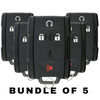 5 X 2014-2019 GM / 4-Button Keyless Entry Remote / PN: 13577761 / M3N32337100 (AFTERMARKET) (BUNDLE OF 5)