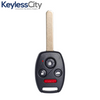 2006-2013 Acura / Honda Civic / 4-Button Remote Head Key / N5F-S0084A (AFTERMARKET)