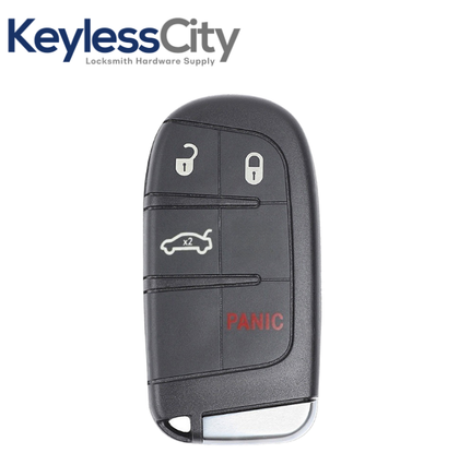 2 X 2015-2023 Dodge Chrysler / 4-Button Smart Key / PN: 68394196AA / M3M-40821302 M3N-40821302 (AFTERMARKET) (BUNDLE OF 2)