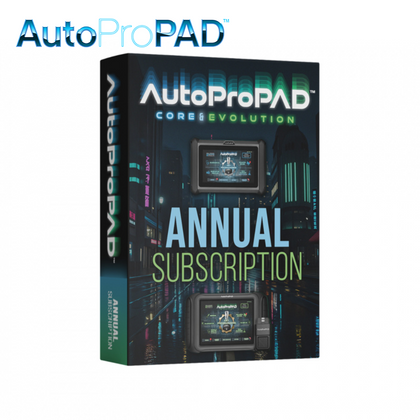 AutoProPAD Core & G3 Evolution Annual Subscription (One Full Year of Updates, Server Access, Live Tech Support, and Extended Warranty)