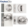 Kwikset Premium Combo Lockset – Knob & Deadbolt – Satin Silver