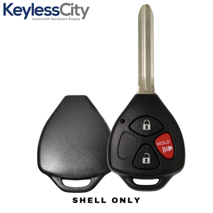 2005-2014 Toyota / Pontiac / Scion / 3-Button Remote Head Key Shell / TR47 / HYQ12BBY HYQ12BDC